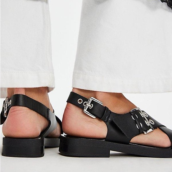 New Free People Going Out Grommet Sandals - Picture 2 of 7